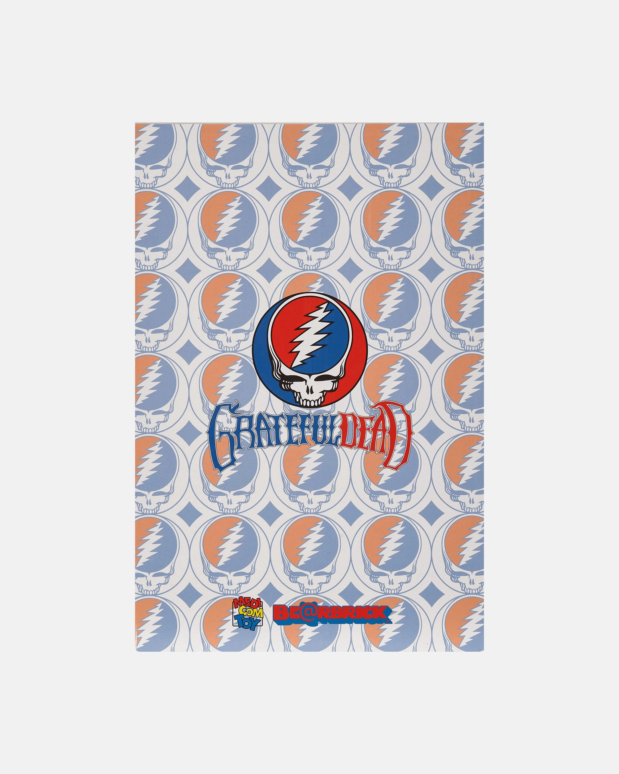 100% 400% Grateful Dead - Steal Your Face Be@rbrick Multicolor