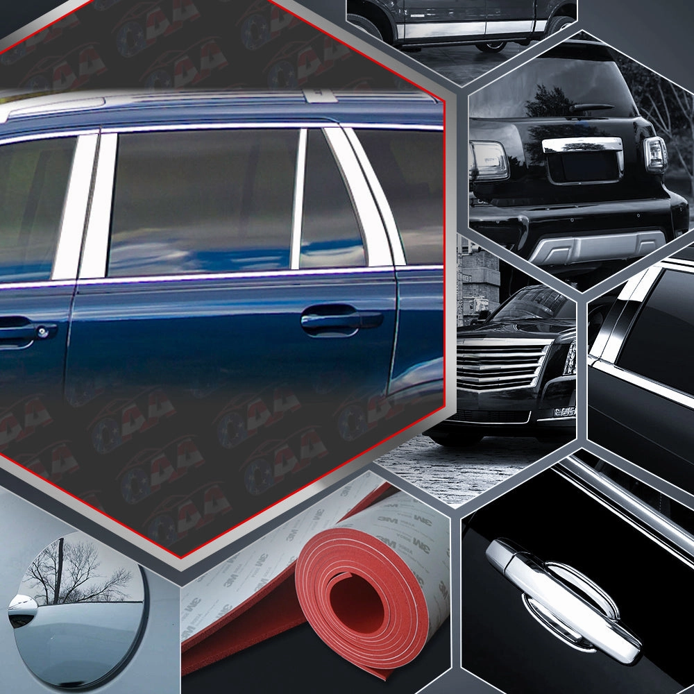 10pcs Stainless Steel Pillar Post Trim<br>07-14 Volvo XC90