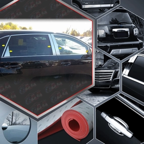 10pcs Stainless Steel Pillar Post Trim<br>09-15 Toyota Venza