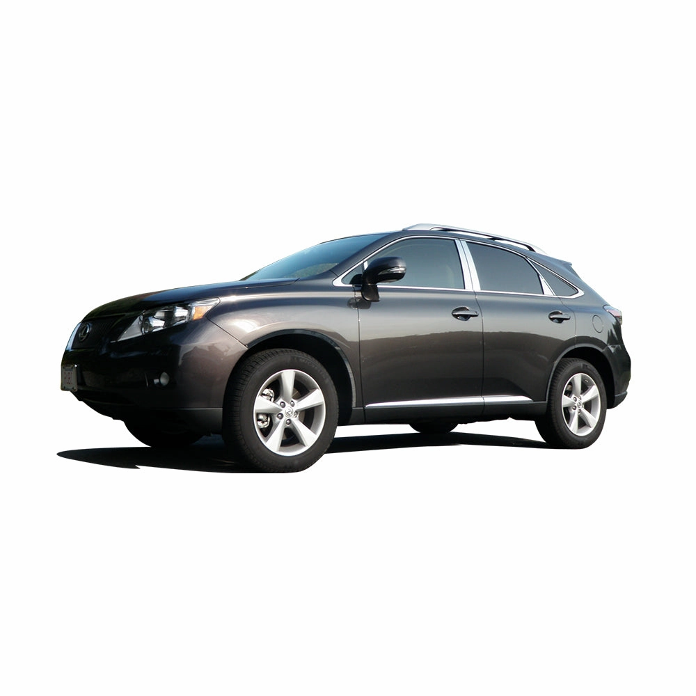 10pcs Stainless Steel Pillar Post Trim<br>10-15 Lexus RX350 RX450