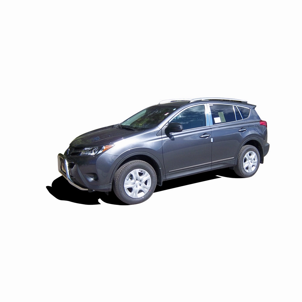 10pcs Stainless Steel Pillar Post Trim<br>13-18 Toyota Rav4
