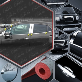 10pcs Stainless Steel Pillar Post Trim<br>13-22 Buick Encore