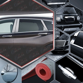 10pcs Stainless Steel Pillar Post Trim<br>14-17 Infiniti QX50