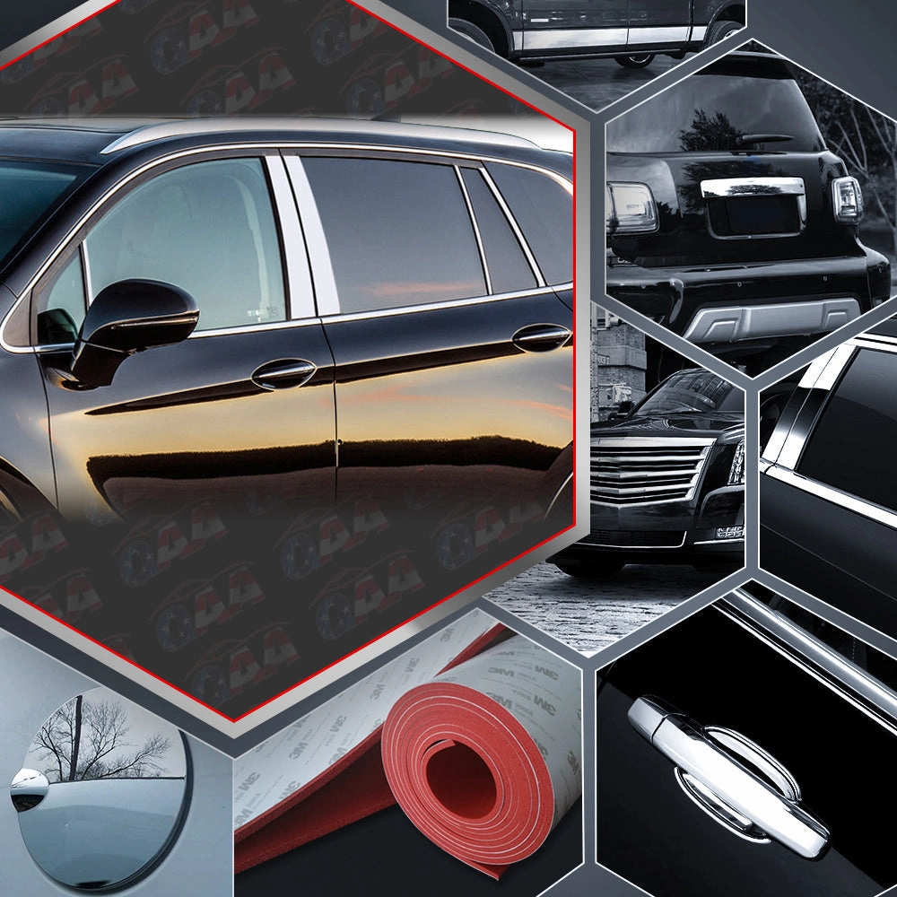 10pcs Stainless Steel Pillar Post Trim<br>16-20 Buick Envision