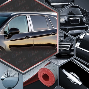 10pcs Stainless Steel Pillar Post Trim<br>16-20 Buick Envision