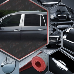 10pcs Stainless Steel Pillar Post Trim<br>16-22 Honda Pilot