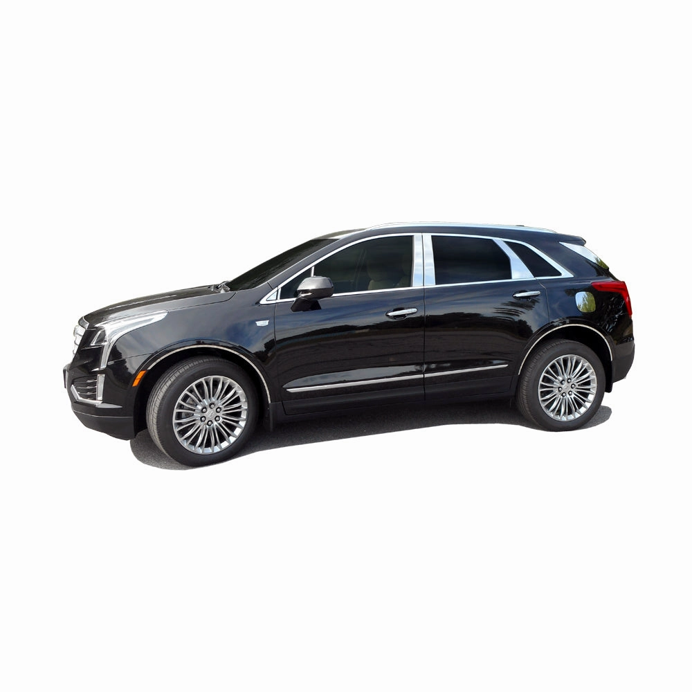 10pcs Stainless Steel Pillar Post Trim<br>17-23 Cadillac XT5