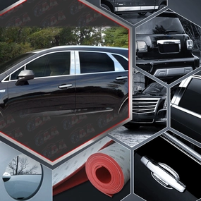 10pcs Stainless Steel Pillar Post Trim<br>17-23 Cadillac XT5