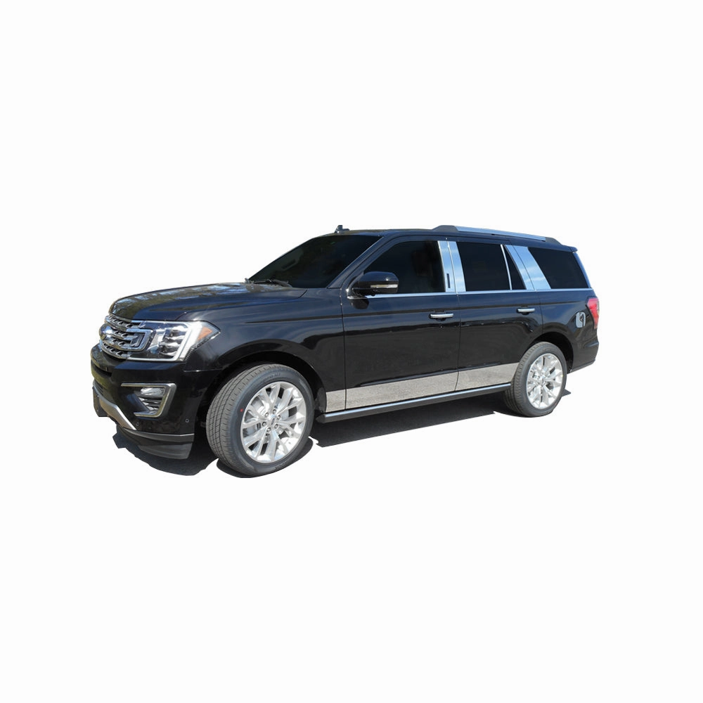10pcs Stainless Steel Pillar Post Trim<br>18-23 Ford Expedition