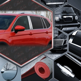 10pcs Stainless Steel Pillar Post Trim<br>18-23 Volkswagen Tiguan