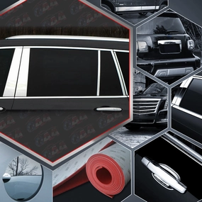 10pcs Stainless Steel Pillar Post Trim<br>20-23 Cadillac XT6
