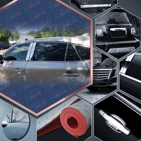 10pcs Stainless Steel Pillar Post Trim<br>21-23 Toyota Venza