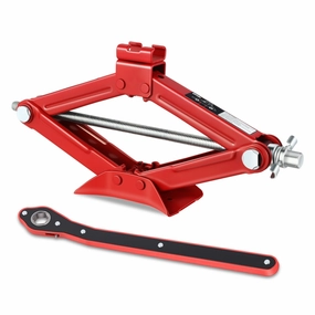 1.5 Ton Scissor Lift Jack & Ratchet Wrench Set