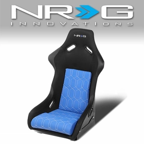 1 Piece Large Blue Cushion Fiber Glass Bucket Racing Seat <br>Universal