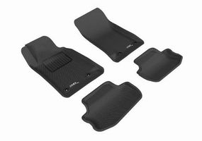 3D MAXpider Floor Mats Chevy Camaro (2010-2015) All-Weather Kagu Series - Front or Second Row