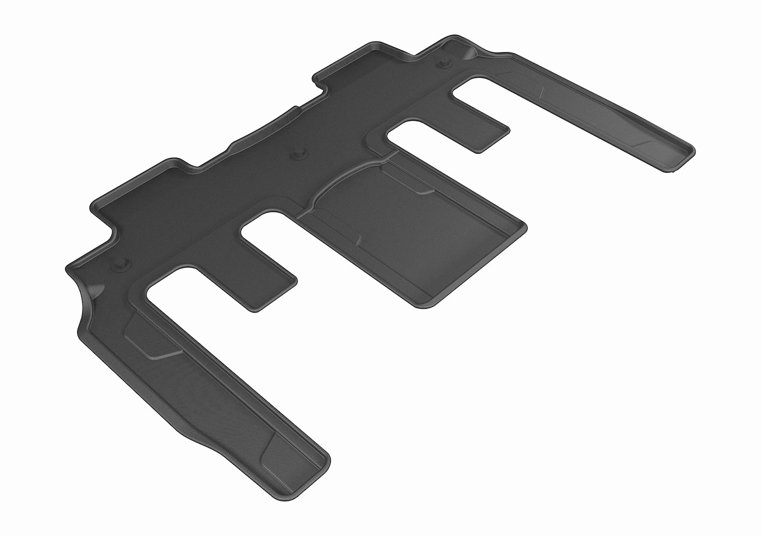 3D MAXpider Floor Mats Chevy Traverse (08-17) All-Weather Kagu Series - Front /  Second / Third Row
