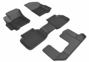 3D MAXpider Floor Mats Dodge Journey (12-20) All-Weather Kagu Series - Front / Second / Third Row
