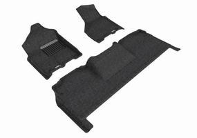 3D MAXpider Floor Mats Dodge Ram 2500 Mega Cab (19-24) All-Weather Elegant Series - Complete Set