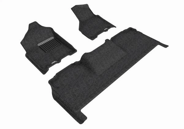 3D MAXpider Floor Mats Dodge Ram 2500 Mega Cab (19-24) All-Weather Elegant Series - Complete Set