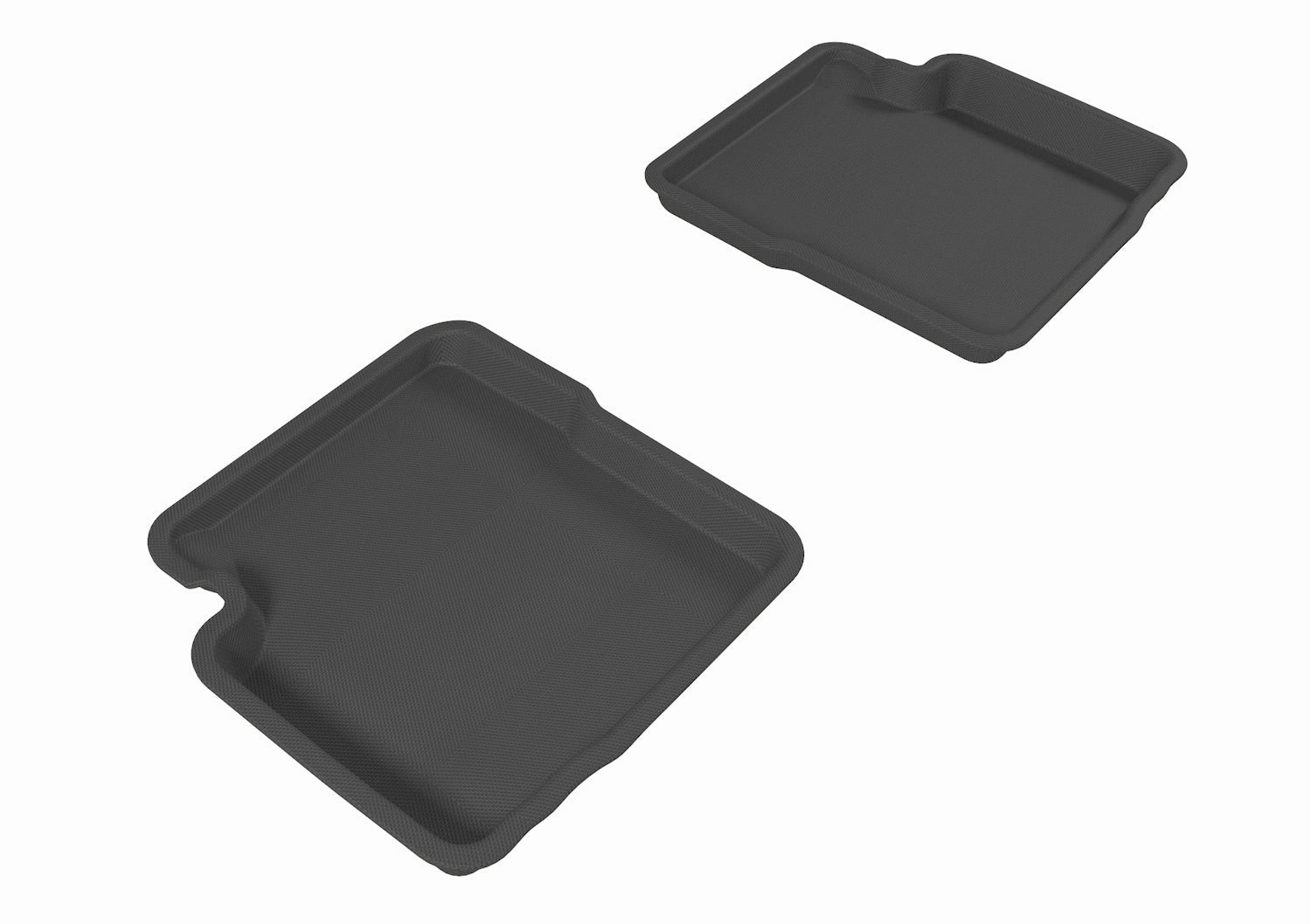 3D MAXpider Floor Mats Fiat 500 (2012-2019) All-Weather Kagu Series - Front or Second Row