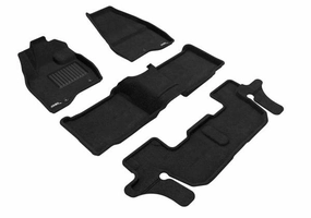 3D MAXpider Floor Mats Ford Explorer (2017-2019) All-Weather Elegant Series - Complete Set