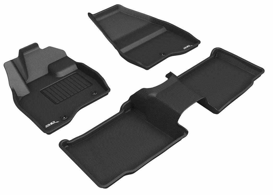 3D MAXpider Floor Mats Ford Explorer 6 / 7 Seater (17-19) All-Weather Kagu Series - Front / Second / Third Row