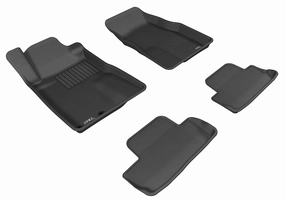 3D MAXpider Floor Mats Ford Mustang S197 (05-09) All-Weather Kagu Series - Front or Second Row