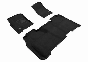 3D MAXpider Floor Mats GMC Sierra 2500HD / 3500HD Crew Cab (15-19) All-Weather Elegant Series - Complete Set