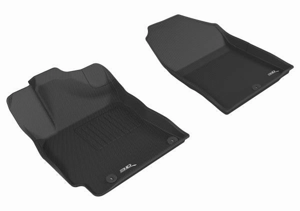 3D MAXpider Floor Mats Hyundai Elantra Sedan (2017-2020) All-Weather Kagu Series - Front or Second Row
