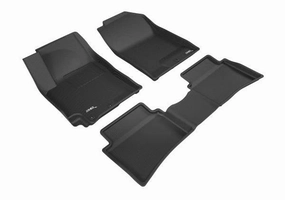 3D MAXpider Floor Mats Kia Rio (2018-2023) All-Weather Kagu Series - Front or Second Row