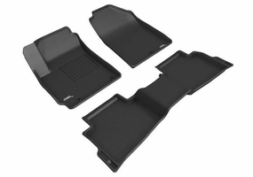 3D MAXpider Floor Mats Kia Seltos (2021-2024) All-Weather Kagu Series - Front or Second Row