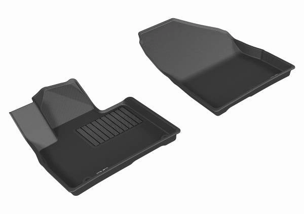3D MAXpider Floor Mats Kia Sorento 5 Seater (2016-2020) All-Weather Kagu Series Black - Front or Second Row