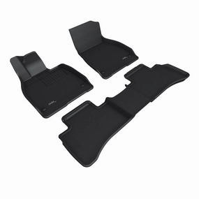 3D MAXpider Floor Mats Mercedes EQS SUV (23-24) All-Weather Kagu Series - Front / Second / Third Row