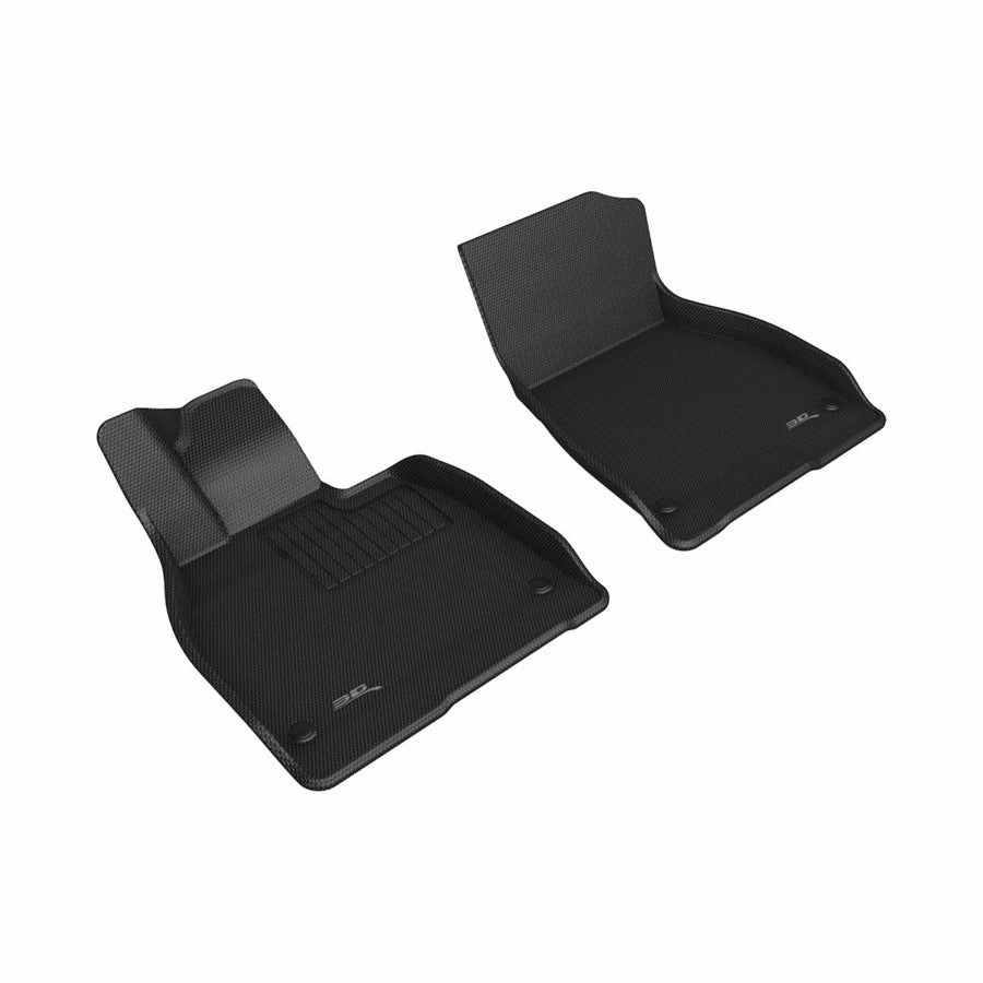 3D MAXpider Floor Mats Mercedes EQS SUV (23-24) All-Weather Kagu Series - Front / Second / Third Row