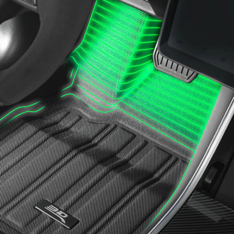 3D MAXpider Floor Mats Tesla Model 3 Highland (2024-2025) All-Weather Elitect Series - Complete Set
