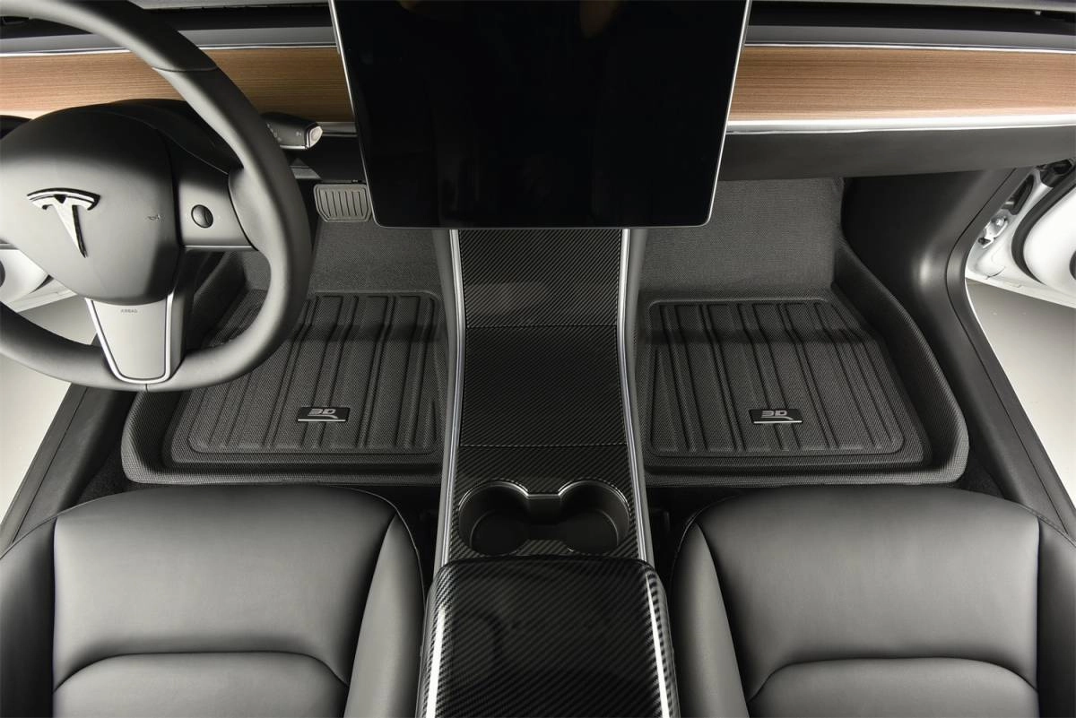 3D MAXpider Floor Mats Tesla Model 3 Highland (2024-2025) All-Weather Elitect Series - Complete Set
