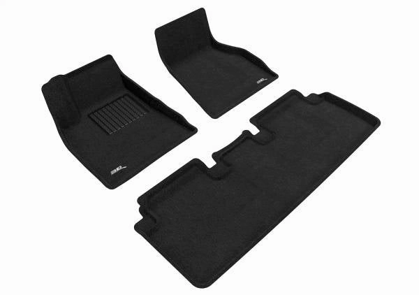 3D MAXpider Floor Mats Tesla Model S (2015-2019) All-Weather Elegant Series - Complete Set