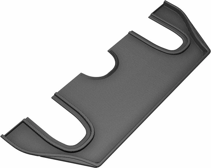 3D MAXpider Floor Mats Tesla Model X (16-21) All-Weather Kagu Series - Front / Second / Third Row