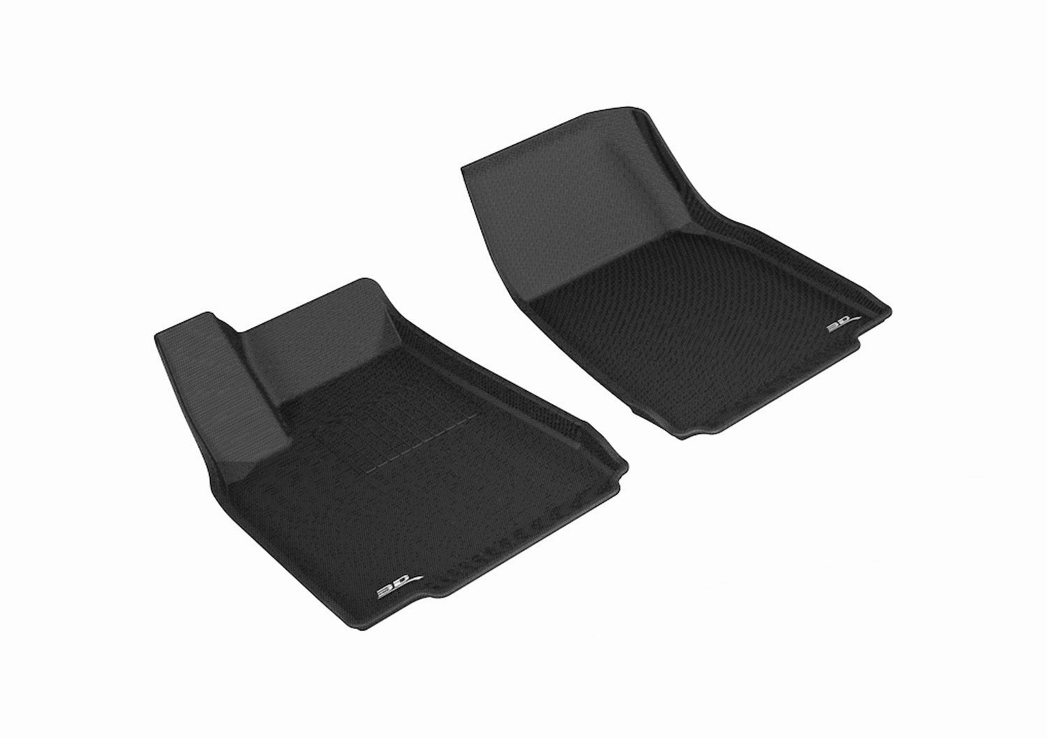 3D MAXpider Floor Mats Tesla Model X (16-21) All-Weather Kagu Series - Front / Second / Third Row