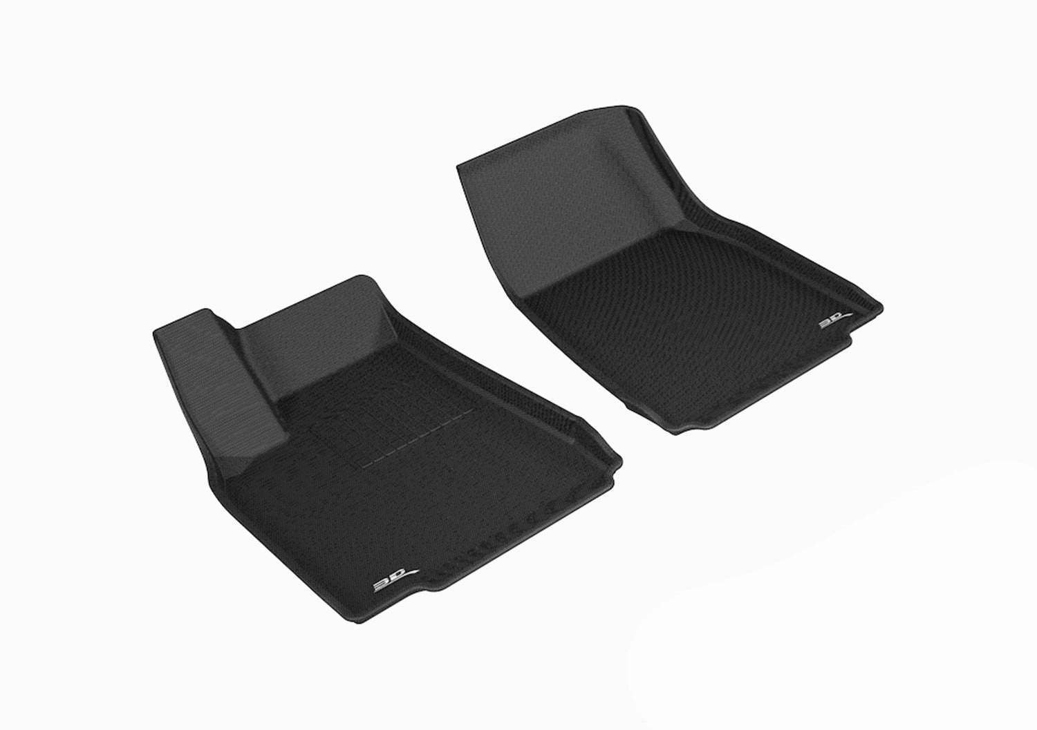 3D MAXpider Floor Mats Tesla Model X (16-21) All-Weather Kagu Series - Front / Second / Third Row