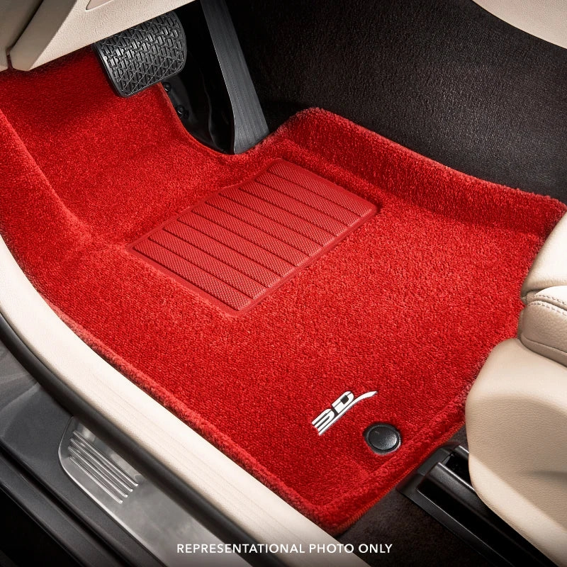 3D MAXpider Floor Mats Tesla Model X (2022-2024) Premium Perfect Fit Carpet Series - Complete Set