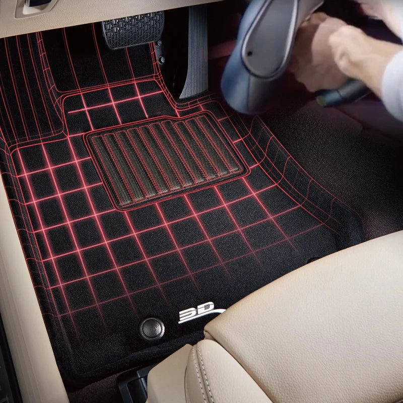3D MAXpider Floor Mats Tesla Model X (22-24) All-Weather Elegant Series - Complete Set