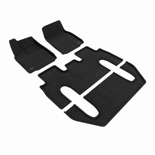 3D MAXpider Floor Mats Tesla Model X (22-24) All-Weather Elegant Series - Complete Set