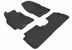 3D MAXpider Floor Mats Toyota Corolla (09-13) All-Weather Kagu Series - Front or Second Row