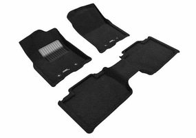 3D MAXpider Floor Mats Toyota Tacoma Access Cab (18-23) All-Weather Elegant Series - Complete Set