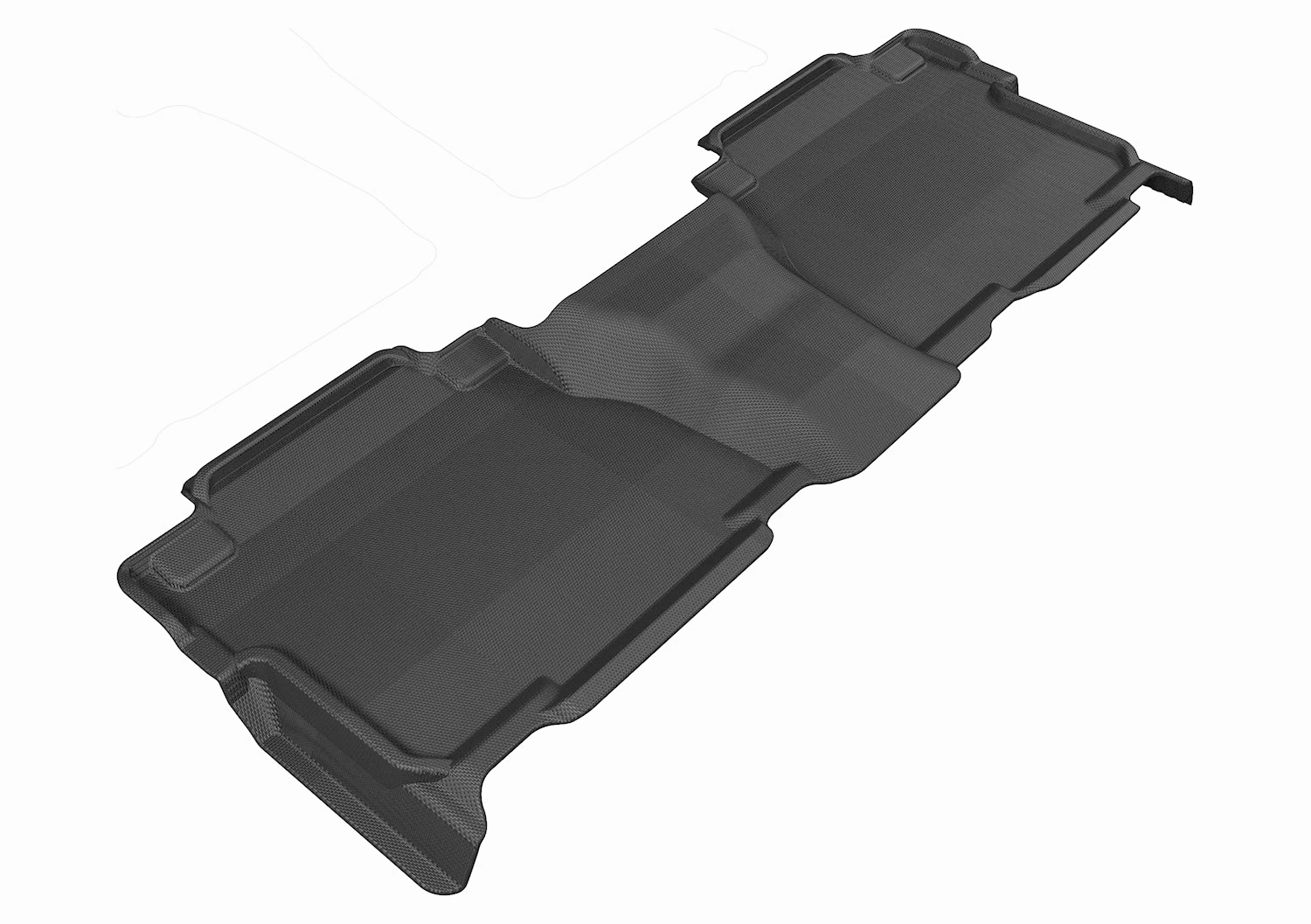 3D MAXpider Floor Mats Toyota Tundra (12-13) All-Weather Kagu Series Black - Front or Second Row