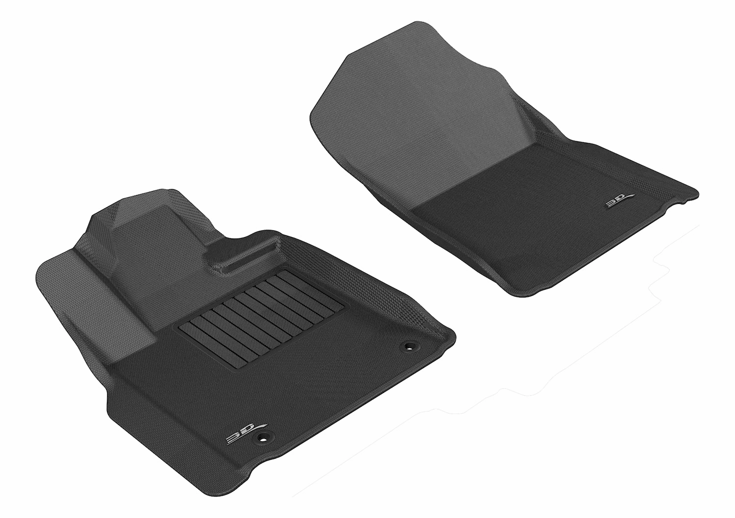3D MAXpider Floor Mats Toyota Tundra (14-21) All-Weather Kagu Series Black - Front or Second  Row