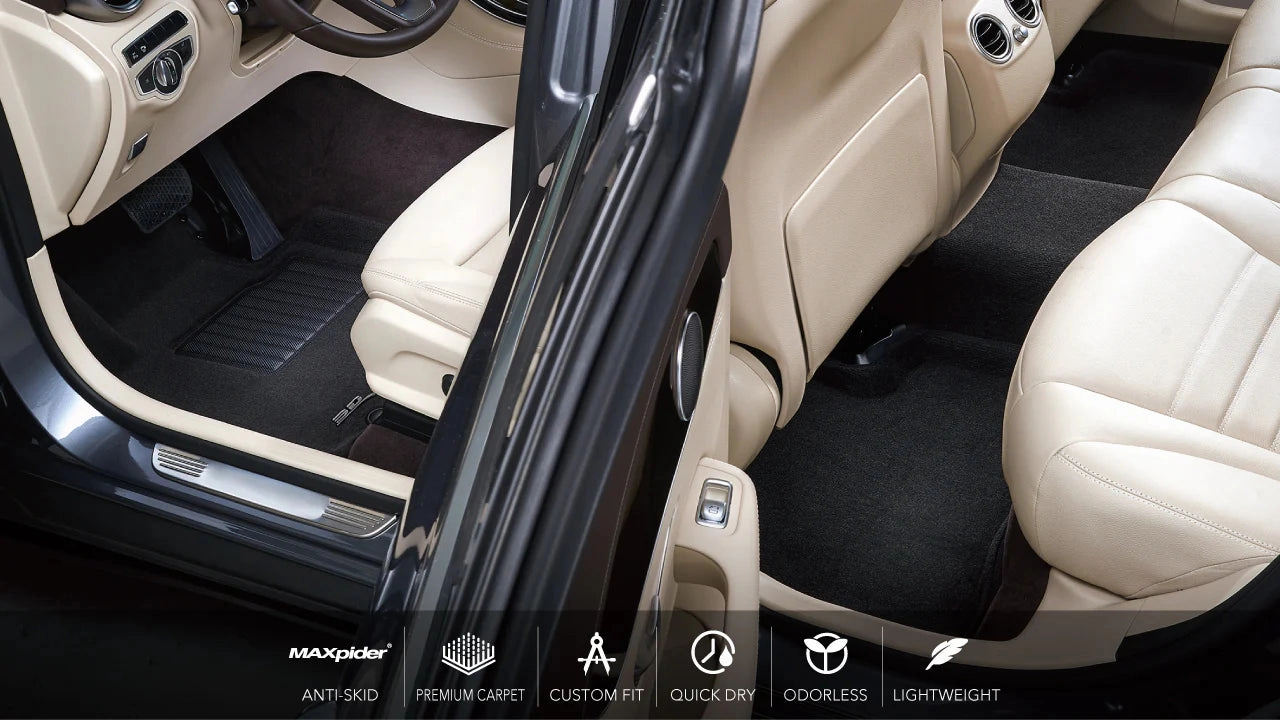 3D MAXpider Floor Mats VW Jetta (2019-2024) All-Weather Elegant Series - Complete Set