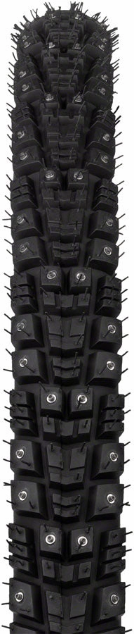 45NRTH Gravdal Tire - 700 x 45 Tubeless Folding BLK 60 TPI 240 Concave Carbide Aluminum Studs
