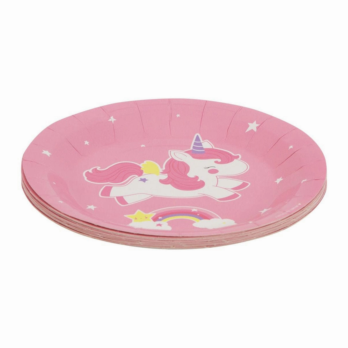 A Little Lovely Company Paper Plates Unicorn